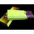 bright color set up chocolate box packing